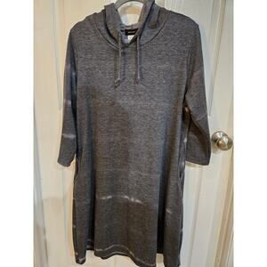 Expresso Gray Hoodie Dress Size XL